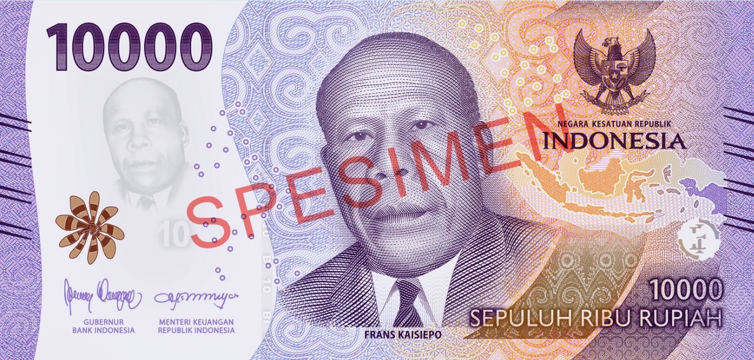 Spesimen Rupiah Emisi 2022 Pecahan ke-5